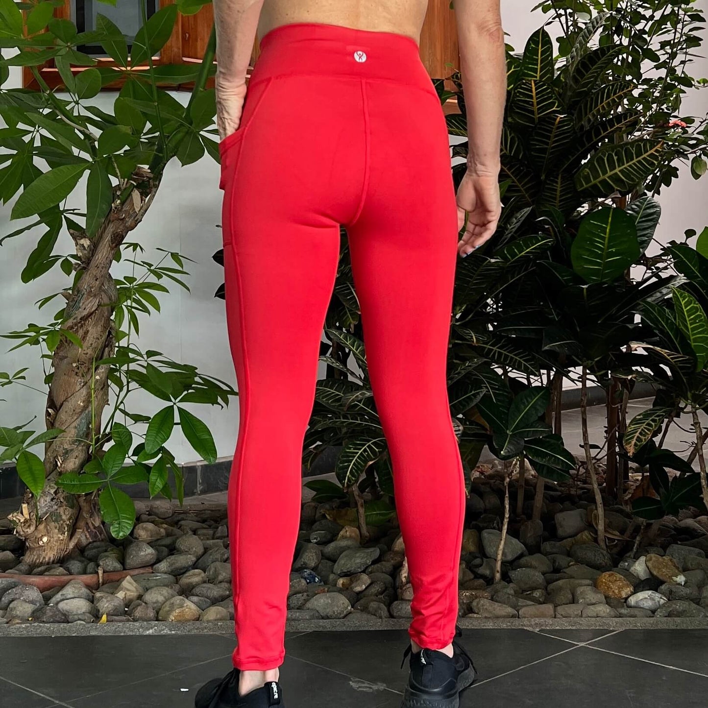 Rojo con Bolsas - leggins