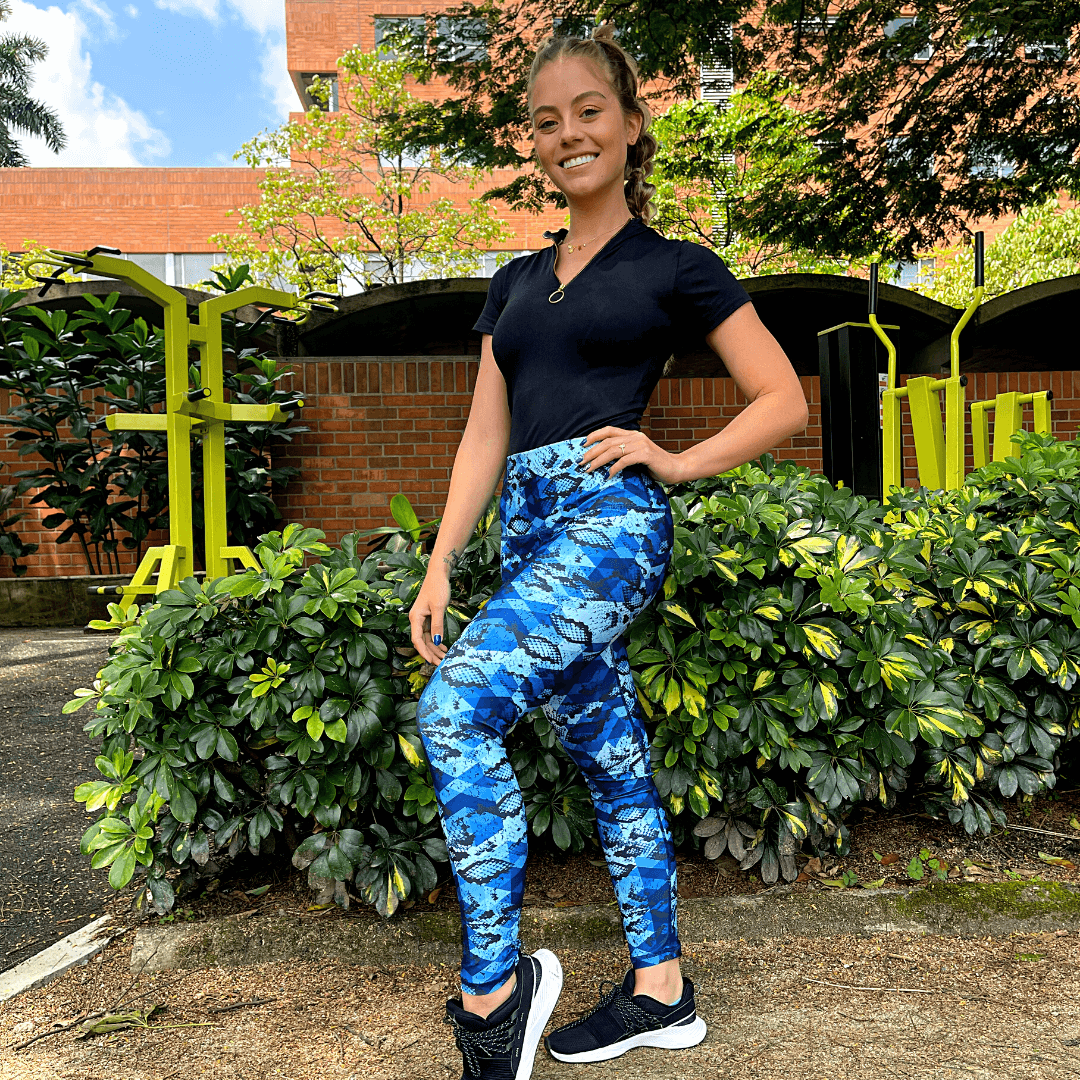 Blue Piton - leggins