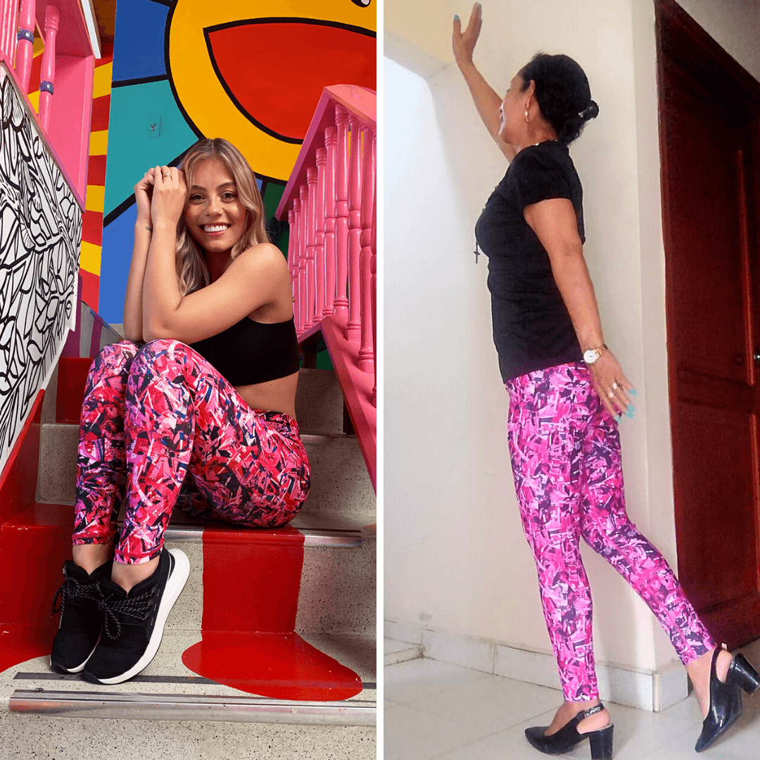 Pink Mix - leggins