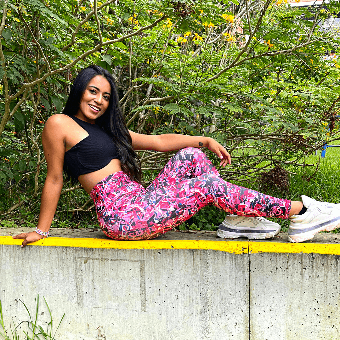 Pink Mix - leggins
