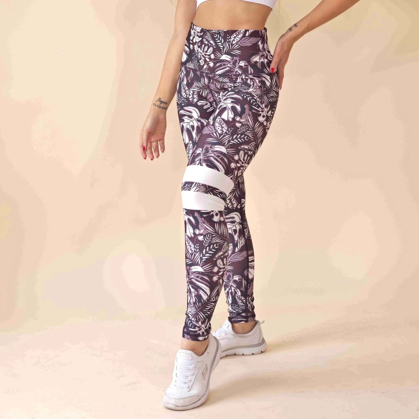 Hojas Pastel - leggins