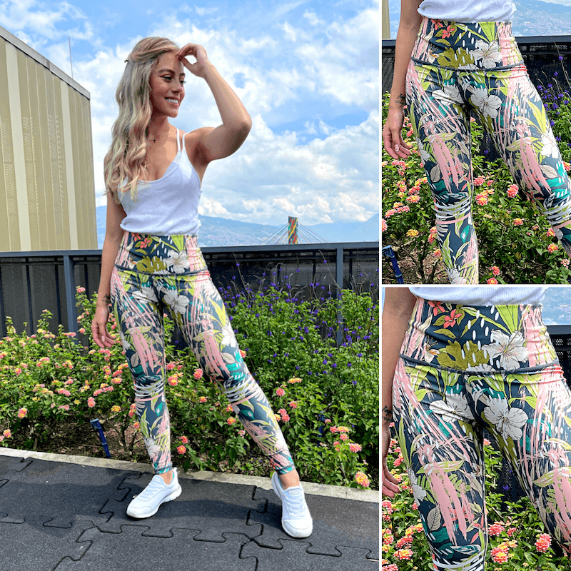 Verde tropical - leggins