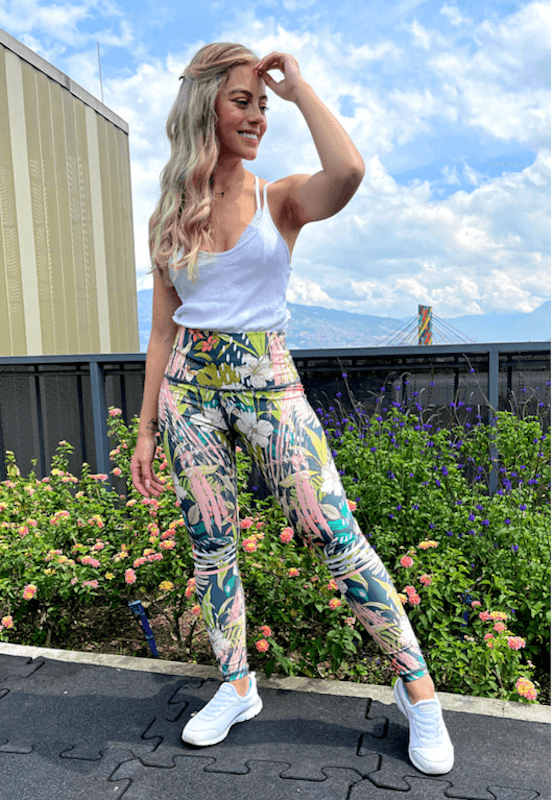 Verde tropical - leggins