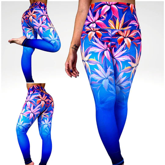 Blue Paradise - leggins