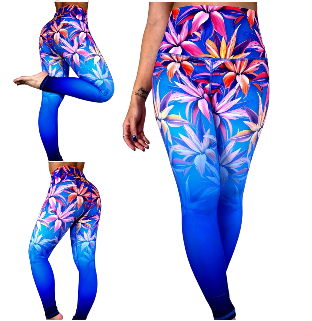 Blue Paradise -  leggins